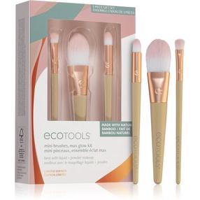 Šepetėlių rinkinys Ecotools Ready Glow 1519-37195, 3 vnt., mėlyna sp.