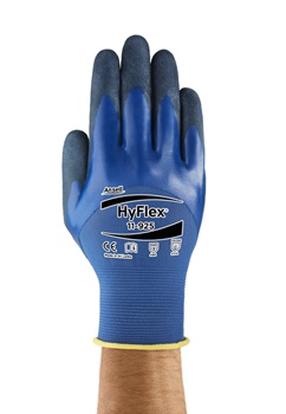 Darba cimdi Ansell HyFlex 11-925, pieaugušajiem, zila krās., 9