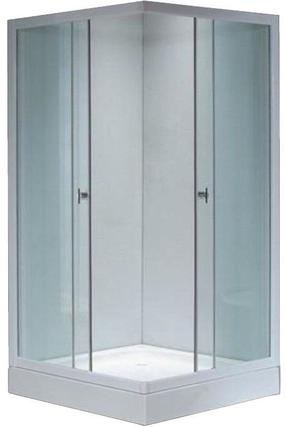 Душевая кабина Gotland Eco R-501, квадратная, 80 см x 80 см x 190.2 см, серый цв./прозрачный