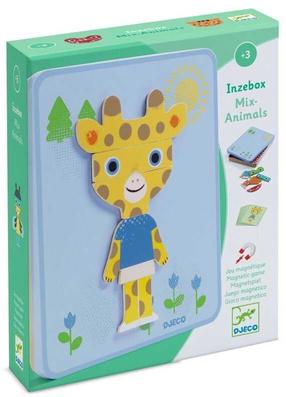 Магнитная игра Djeco Inzebox Mix Animals, многоцветный, 29 шт.