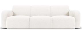 Sofa Micadoni Home Molino MIC_3S_101_F1_MOLINO1, balta sp., 95 x 235 cm x 72 cm