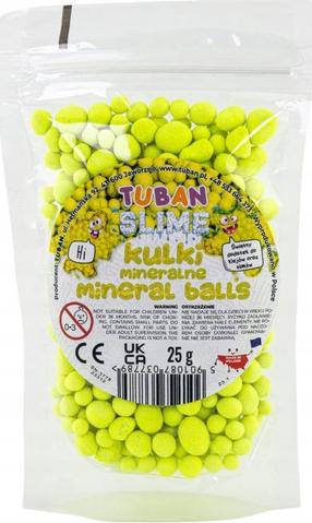 Набор для творчества, минеральные шарики Tuban Slime, желтый цв., 25 г