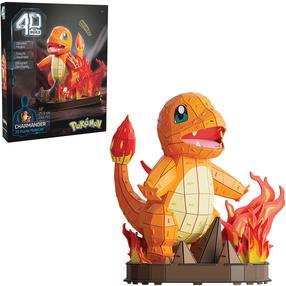 Конструктор Spin Master Pokemon Charmander, 241 шт., oранжевый цв.
