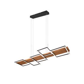 Valgusti lagi Trio HARPER 322910532, 3000 °K, 1 x 42 W, pruun v. / must v.