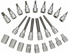 Atsuktuvo ir antgalių rinkinys Stanley STMT1-74176, T25, 1/2"