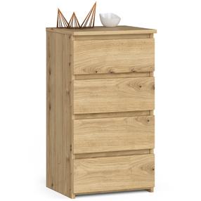 Komoda Akord CL4, ąžuolo sp., 74 cm x 35 cm x 40 cm