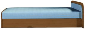 Кровать одноместная Parys Alova 29, 80 x 190 cm, синий цв./коричневый цв., с матрасом, с решеткой