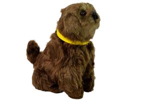 Interaktīva rotaļlieta Dog 12694, 19 cm, universāls, brūna krās.