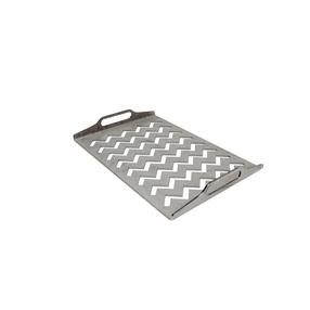 Grila cepšanas plāksne GrillSymbol Zigzag ZZG, 33 cm x 50 cm x 7 cm