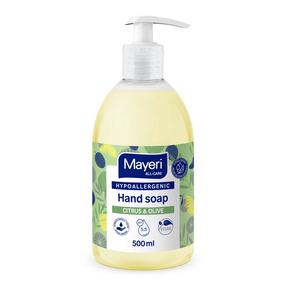 Skystas muilas Mayeri citrus/olive, 500 ml