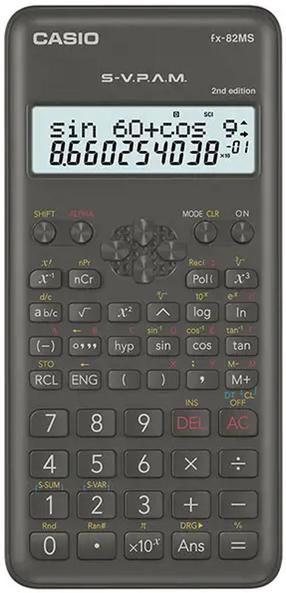 Калькулятор научный/карманный Casio FX-82MS, черный цв.