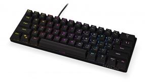 Laidinė žaidimų klaviatūra Krux Qara 60% Outemu Ed, EN, juoda sp.