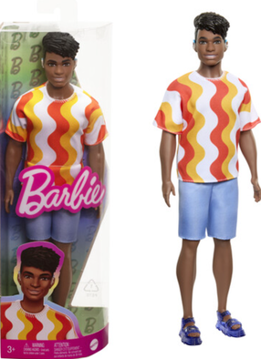 Leļļu vīrietis Mattel Barbie Fashionistas HRH23, 30 cm, daudzkrāsaina