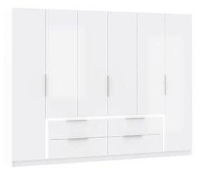 Spinta Forte Luano LXNS962-C04, balta sp., 60 cm x 269.7 cm x 210.5 cm