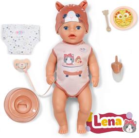 Кукла - новорожденная с аксессуарами Zapf Creation Baby born Lena Cat 839577, 36 см, многоцветный