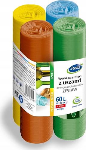 Prügikott Stella ST-ST-045174, 60 l, 32 tk