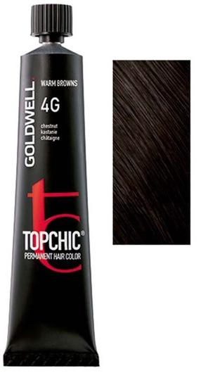 Kраска для волос Goldwell Topchic, каштан цв., 4G, 60 мл