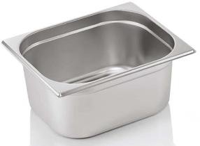Marmīts Was GN 1/2, 8700 ml, 32.5 cm x 26.5 cm x 15 cm, nerūsējošā tērauda krās., nerūsējošais tērauds