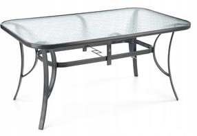 Dārza galds Mosler, tumši pelēka krās., 150 cm x 90 cm x 72 cm