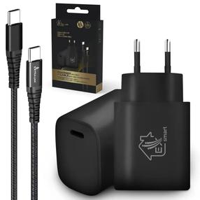 Зарядное устройство для телефона Extralink Smart Life CAB-CHAR-SET02, USB Type C, черный цв., 18 Вт