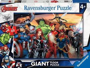 Пазл Ravensburger Avengers Giant 03094, 50 см x 70 см, 60 шт., многоцветный