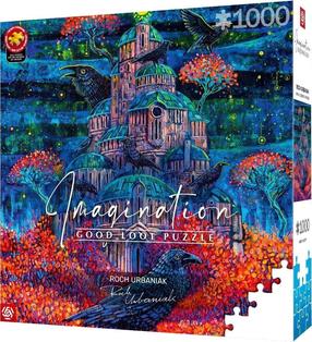 Пазл Good Loot Good Loot Imagination Raven Queens Fortress, 68 см x 48 см, 1000 шт., многоцветный