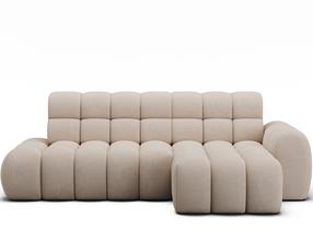 Kampinė sofa Ceedro, smėlio sp., dešininė, 165 x 283 cm x 98 cm