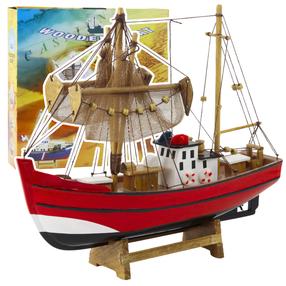  Игрушечный корабль Lean Toys 22578, красный цв.