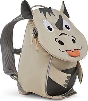 Bērnu mugursoma Affenzahn Little Friend Rhino, gaiši brūna krās., 25 cm x 11 cm x 17 cm