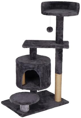 Kaķu skrāpējamais stabs Springos Multi-Level Cat House, 49 cm x 34 cm x 87 cm