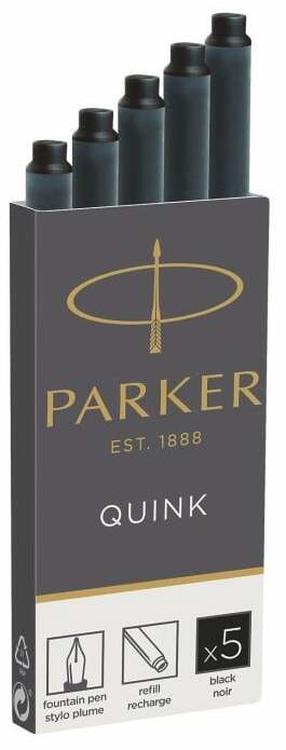 Стержень Parker Quink, черный цв., 5 шт.