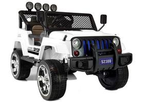 Детский электромобиль Jeep S2388, белый цв.