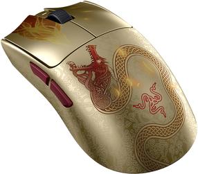 Bezvadu spēļu pele Razer Viper V3 Pro - Counter-Strike 2 Edition RZ01-05120800-R3M1, 2.4ghz wireless / usb, zelta krās.