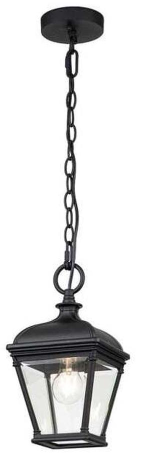 Rippuv tänavavalgusti Elstead Lighting Bayview 1, 60W, E27, IP44, must v., 18 cm x 42.8 - 141.2 cm