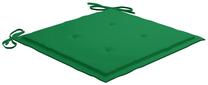 Kėdžių pagalvėlė VLX Garden Chair Cushions, žalia sp., 50 cm x 50 cm, 2 vnt.