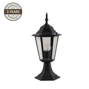 Vabalt seisev välisvalgusti Domoletti Chora 053-PF, 60W, E27, IP43, must v., 16 cm x 31 cm