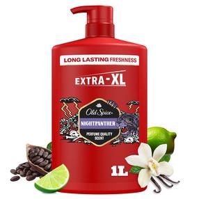 Kūno prausimosi želė vyrams Old Spice Night Panther, 1000 ml