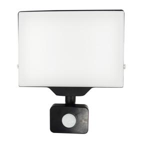 Prožektorius su judesio davikliu, tvirtinamas prie sienos Tope Tinosens, 50 W, 4289 lm, 4000 °K, IP65, juoda sp.