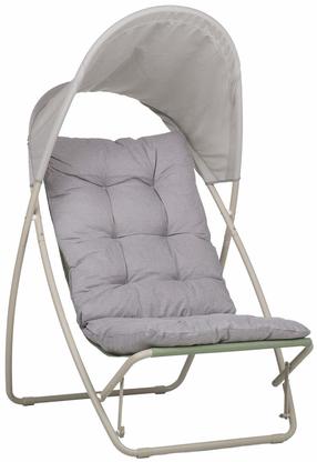 Āra atpūtas krēsls Home4you Piper 25912, bēša krās., 130 cm x 63 cm x 142 cm