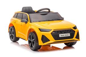 Bērnu elektroauto Lean Toys Audi RS6, dzeltena krās.