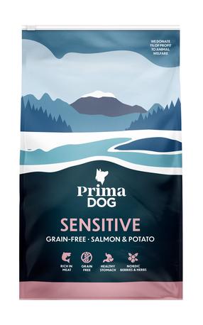 Sausas šunų maistas Prima Dog Sensitive Salmon & Potato, lašiša/bulvės, 3 kg