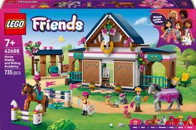 Konstruktor LEGO® Friends Hobusetall ja ratsakool 42688, 735 tk