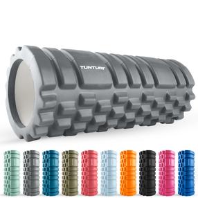 Masažo volelis, jogai Tunturi Yoga Grid Foam Roller 14TUSYO087, 33 cm, 0.85 kg, pilka sp.