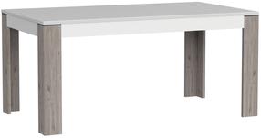 Stalas išskleidžiamas Forte Canne, ąžuolo sp./balta sp., 160 - 206.6 cm x 90 cm x 75 cm