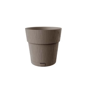 Gėlių vazonas Stefanplast Ethica 2168016, plastikinis, Ø 15 cm, ruda sp.