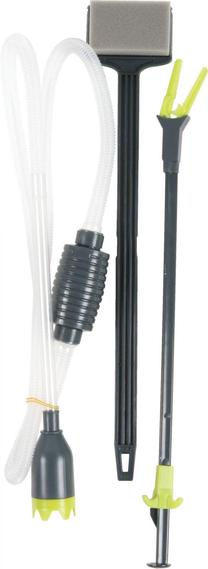 Akvariumo valymo įrankis Zolux Clean Pack, juoda sp./žalia sp.
