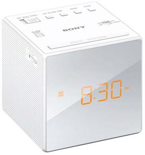 Radijo žadintuvas Sony ICF-C1, balta sp.