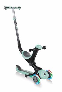 Bērnu skūteris Globber Go-Up Deluxe Lights, piparmētra (mint) krās.