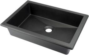 Vannitoa kraanikauss Deante Correo, graniit, 50 cm x 35 cm x 14 cm, tumehall v.