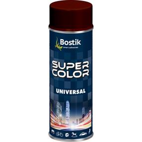 Aerosoolvärv Bostik Super Color Universal, tavaline, pruun v., 0.4 l